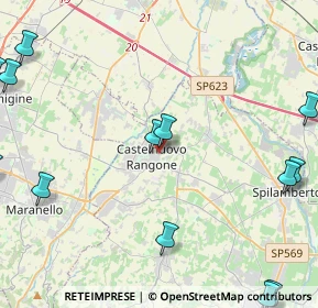 Mappa Via Giuseppe Parini, 41051 Castelnuovo Rangone MO, Italia (7.25647)