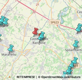 Mappa Via Giuseppe Parini, 41051 Castelnuovo Rangone MO, Italia (6.86316)