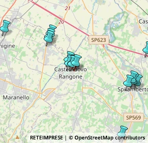 Mappa Via Giuseppe Parini, 41051 Castelnuovo Rangone MO, Italia (4.66625)