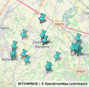 Mappa Via Giuseppe Parini, 41051 Castelnuovo Rangone MO, Italia (4.463)