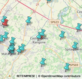 Mappa Via Giuseppe Parini, 41051 Castelnuovo Rangone MO, Italia (5.736)