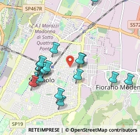 Mappa Viale S. Luca, 41049 Sassuolo MO, Italia (0.95947)