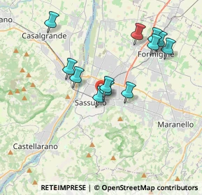 Mappa Viale S. Luca, 41049 Sassuolo MO, Italia (3.48417)