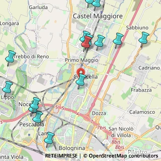 Mappa Via del Pelago, 40129 Bologna BO, Italia (2.91)