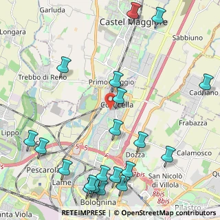 Mappa Via del Pelago, 40129 Bologna BO, Italia (2.908)