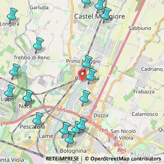 Mappa Via del Pelago, 40129 Bologna BO, Italia (3.01588)