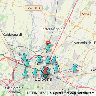 Mappa Via del Pelago, 40129 Bologna BO, Italia (4.91267)