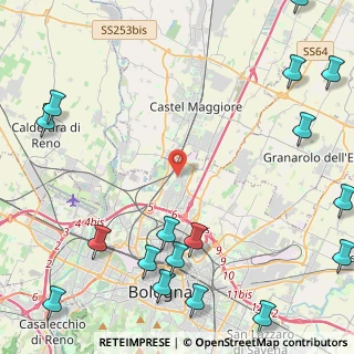 Mappa Via del Pelago, 40129 Bologna BO, Italia (6.95059)