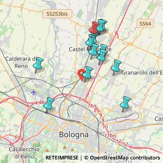 Mappa Via del Pelago, 40129 Bologna BO, Italia (3.82385)