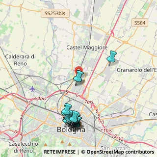 Mappa Via del Pelago, 40129 Bologna BO, Italia (4.9735)