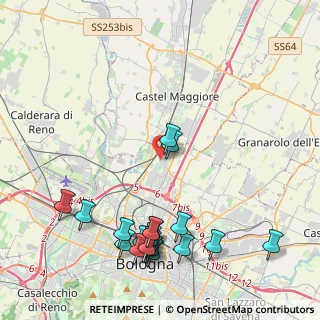 Mappa Via del Pelago, 40129 Bologna BO, Italia (5.172)