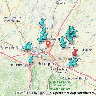Mappa Via del Pelago, 40129 Bologna BO, Italia (7.38278)