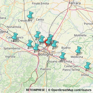 Mappa Via del Pelago, 40129 Bologna BO, Italia (14.125)