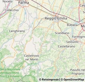 Mappa 42030 Vezzano Sul Crostolo RE, Italia (18.1155)