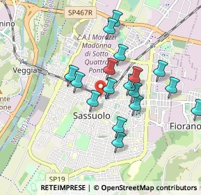 Mappa Via Circonvallazione, 41049 Sassuolo MO, Italia (0.82294)