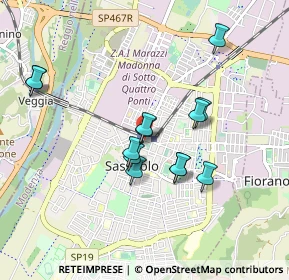 Mappa Via Circonvallazione, 41049 Sassuolo MO, Italia (0.80385)