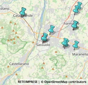 Mappa Via Circonvallazione, 41049 Sassuolo MO, Italia (4.4975)