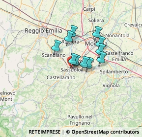 Mappa Via Circonvallazione, 41049 Sassuolo MO, Italia (9.08727)