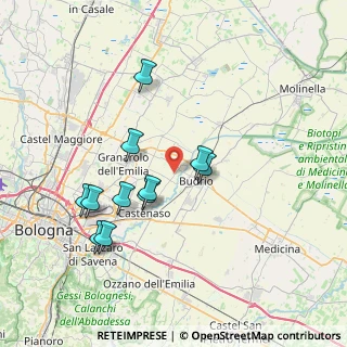 Mappa Via Vigorso, 40054 Budrio BO, Italia (7.11364)