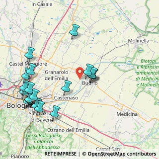 Mappa Via Vigorso, 40054 Budrio BO, Italia (9.838)
