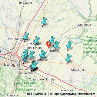 Mappa Via Vigorso, 40054 Budrio BO, Italia (8.0245)