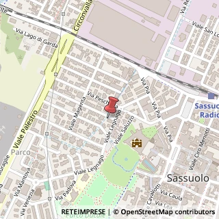 Mappa Via 5 Giornate di Milano, 3, 41049 Sassuolo, Modena (Emilia Romagna)