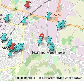 Mappa Via Giovanni Cimabue, 41042 Fiorano Modenese MO, Italia (1.283)