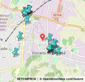 Mappa Via Giovanni Cimabue, 41042 Fiorano Modenese MO, Italia (1.039)