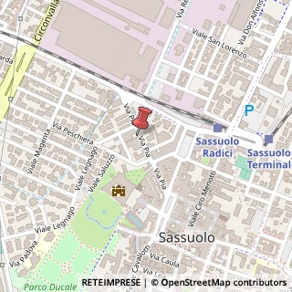 Mappa Via Pia, 111, 41049 Sassuolo, Modena (Emilia Romagna)