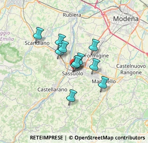 Mappa Via Circondario Stazione, 41049 Sassuolo MO, Italia (4.45091)