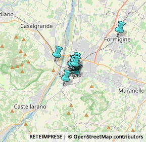 Mappa Via Circondario Stazione, 41049 Sassuolo MO, Italia (1.17364)