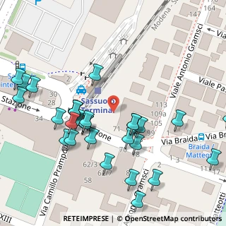 Mappa Piazzale Stazione Modena, 41049 Sassuolo MO, Italia (0.07241)