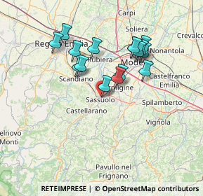 Mappa Via Circondario Stazione, 41049 Sassuolo MO, Italia (12.91188)