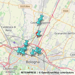 Mappa Via Antonio Cicu, 40128 Bologna BO, Italia (4.08364)