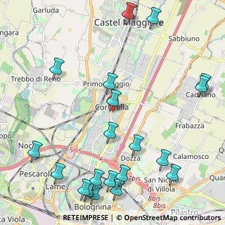 Mappa Via Antonio Cicu, 40128 Bologna BO, Italia (2.8945)
