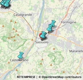 Mappa Viale Cialdini, 41049 Sassuolo MO, Italia (6.7495)