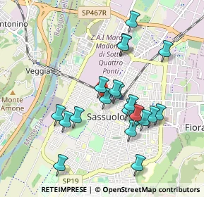 Mappa Viale Cialdini, 41049 Sassuolo MO, Italia (0.887)