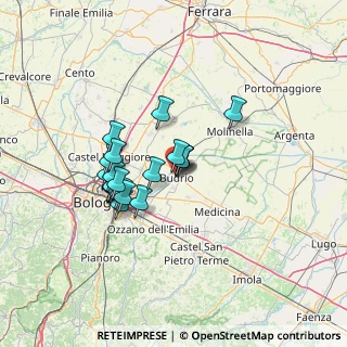 Mappa SP 3, 40054 Budrio BO, Italia (10.6995)