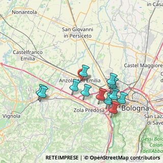 Mappa Via 10 Settembre, 40011 Bologna BO, Italia (6.88167)
