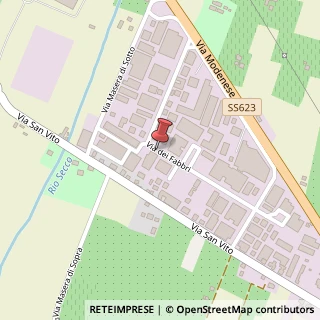 Mappa Via dei Fabbri, 40, 41057 Spilamberto, Modena (Emilia Romagna)