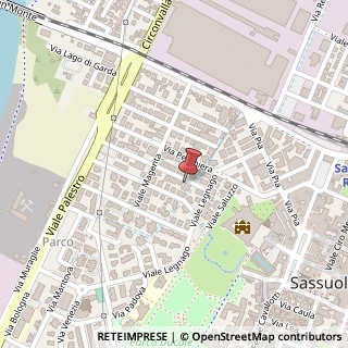 Mappa Via 5 Giornate di Milano, 13, 41049 Sassuolo, Modena (Emilia Romagna)