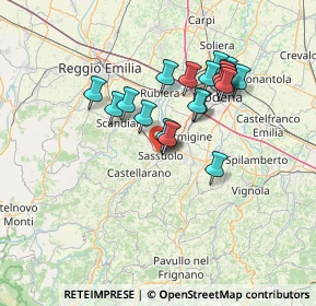 Mappa Viale V Giornate di Milano, 41049 Sassuolo MO, Italia (11.612)