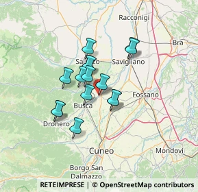 Mappa Corso Sacco e Vanzetti, 12020 Villafalletto CN, Italia (9.86133)