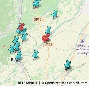 Mappa Corso Sacco e Vanzetti, 12020 Villafalletto CN, Italia (4.8765)