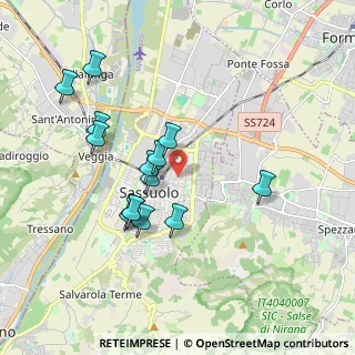 Mappa Viale Giuseppe Parini, 41049 Sassuolo MO, Italia (1.76286)