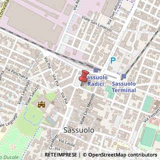 Mappa Piazza della Libertà, 64, 41049 Sassuolo, Modena (Emilia Romagna)