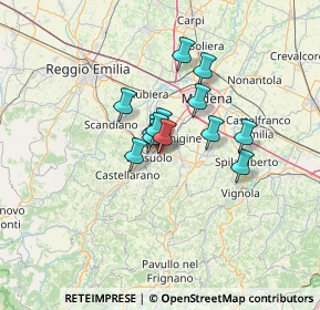 Mappa Via Raffaello Sanzio, 41042 Fiorano Modenese MO, Italia (8.43)