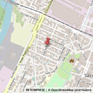 Mappa Via Castel Fidardo, 54, 41049 Sassuolo, Modena (Emilia Romagna)
