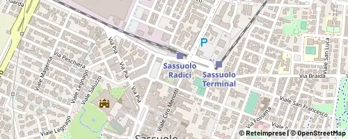 Mappa Sassuolo