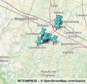 Mappa Viale F. Prampolini, 41049 Sassuolo MO, Italia (7.39615)